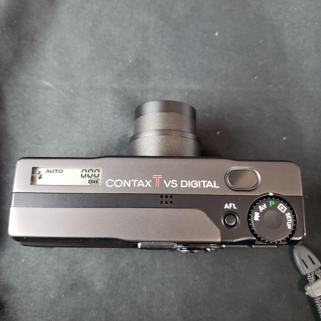 ①CONTAX TVS DIGITAL チタンブラック コンタックス デジカメ