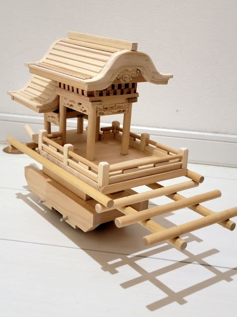 だんじり　地車　ミニだんじり 　12月中だけオプション獅噛プレゼント