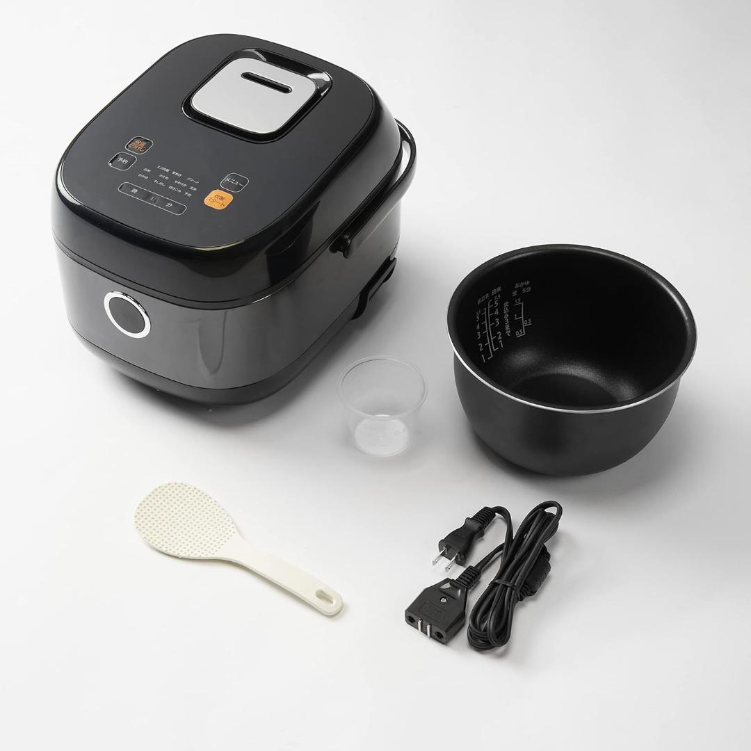 みいこ様【新品】Amazonベーシック 炊飯器 5.5合 IH式 厚釜 ブラック