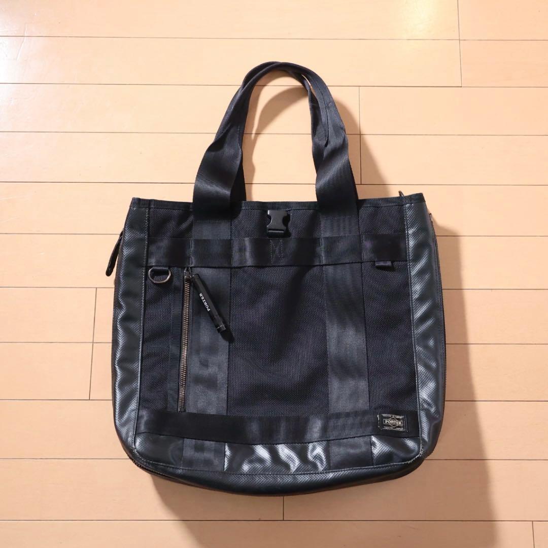 あ*ら様 PORTERヒート トートバッグ マグライト A4収納可 大容量 吉田