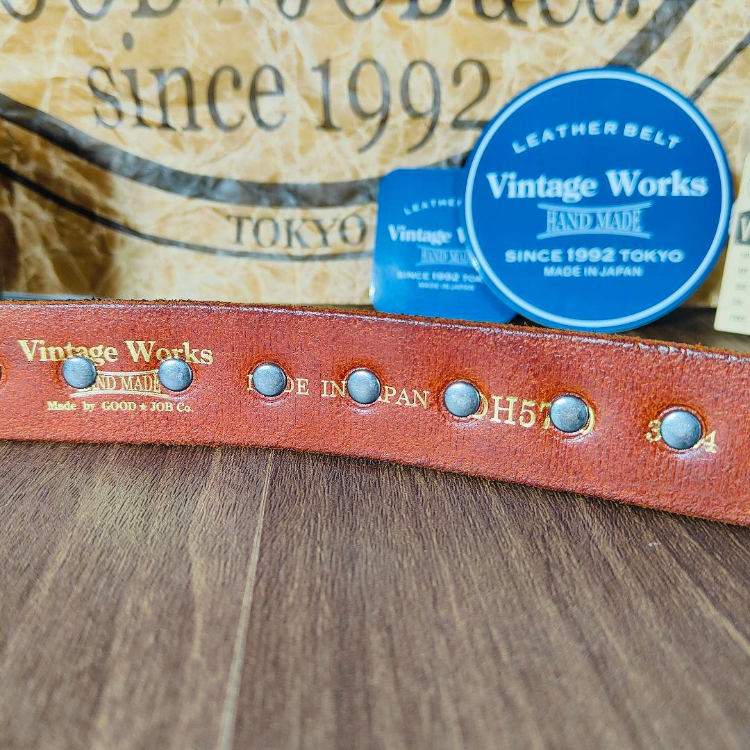 【新品未使用 付属品完備】極上コンチョベルト ヴィンテージワークス DH5740