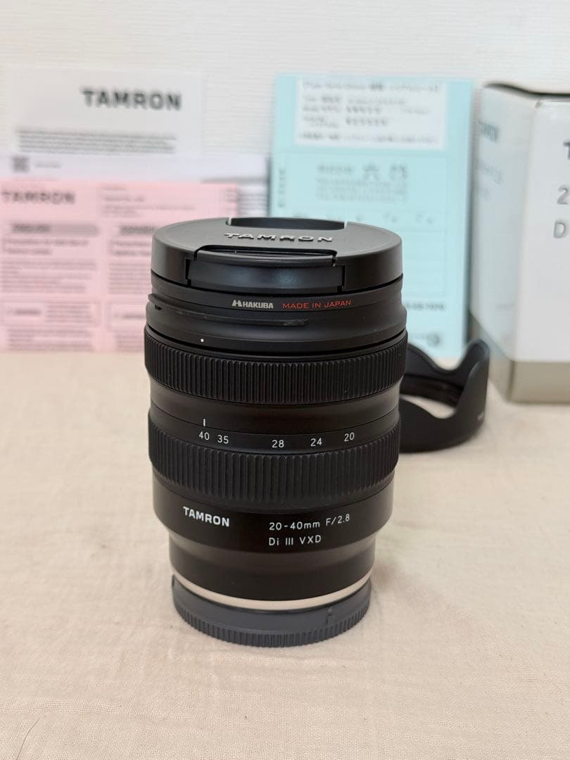 【極美品】TAMRON 20-40mm F/2.8 Di III VXD