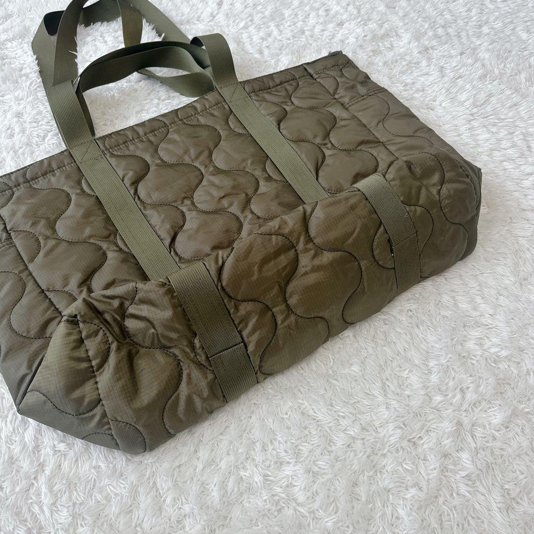 【希少】FORME キルティングトート カーキ 大