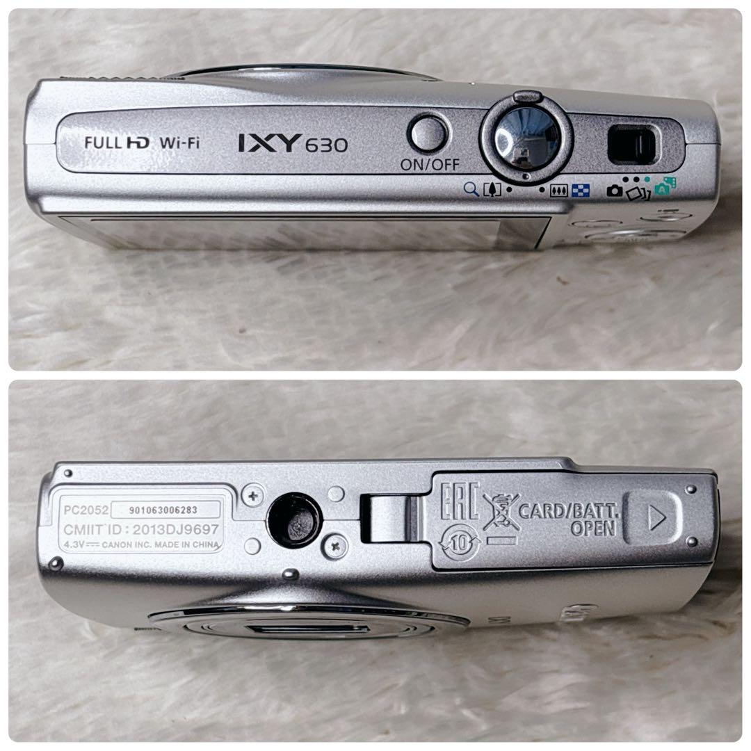 【極美品】Wi-Fi内蔵 CANON IXY630 キャノン デジカメ シルバー