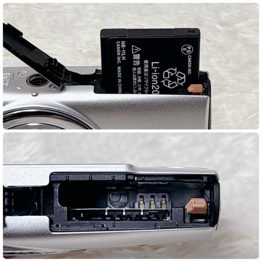 【極美品】Wi-Fi内蔵 CANON IXY630 キャノン デジカメ シルバー