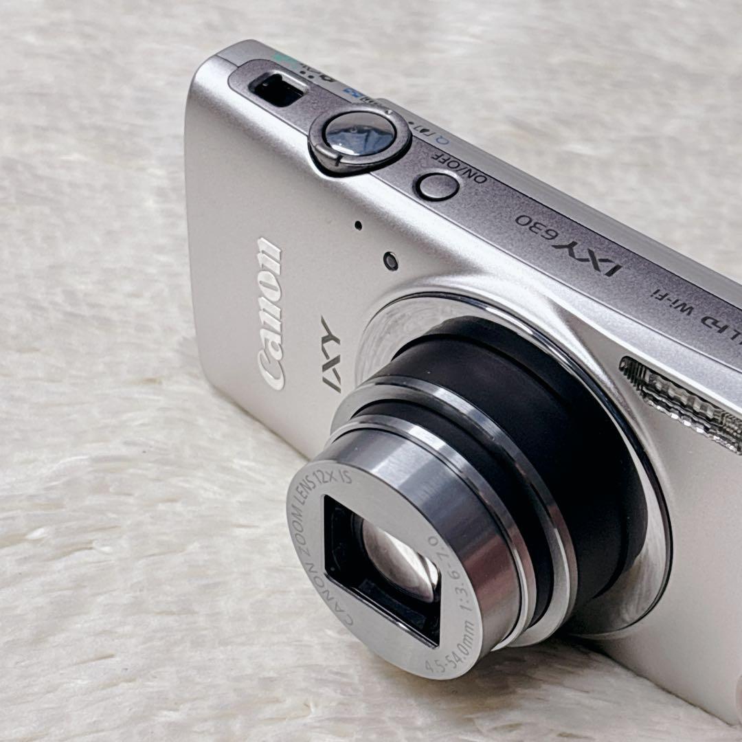 【極美品】Wi-Fi内蔵 CANON IXY630 キャノン デジカメ シルバー