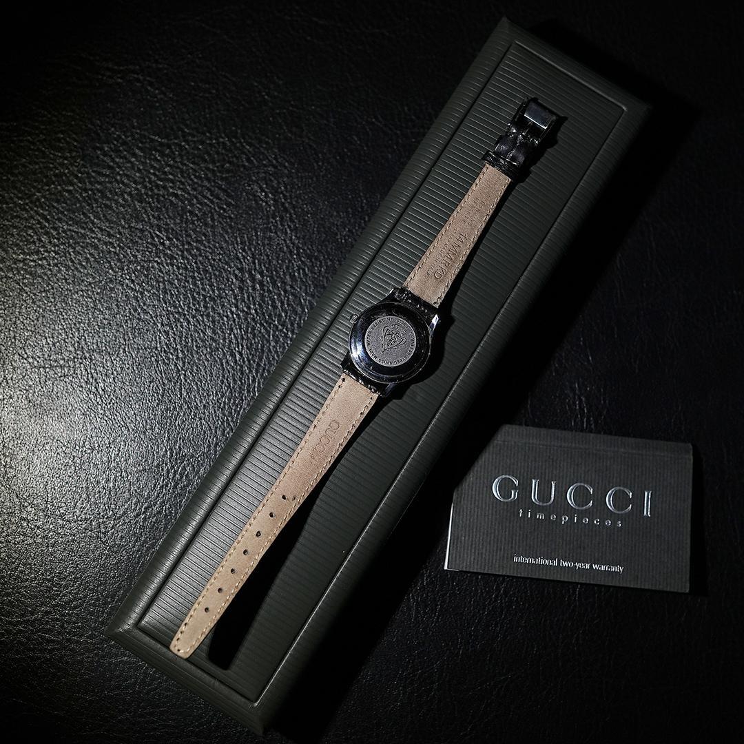 稼働　ケース付き　GUCCI レディース 時計 腕時計　5500L グッチ