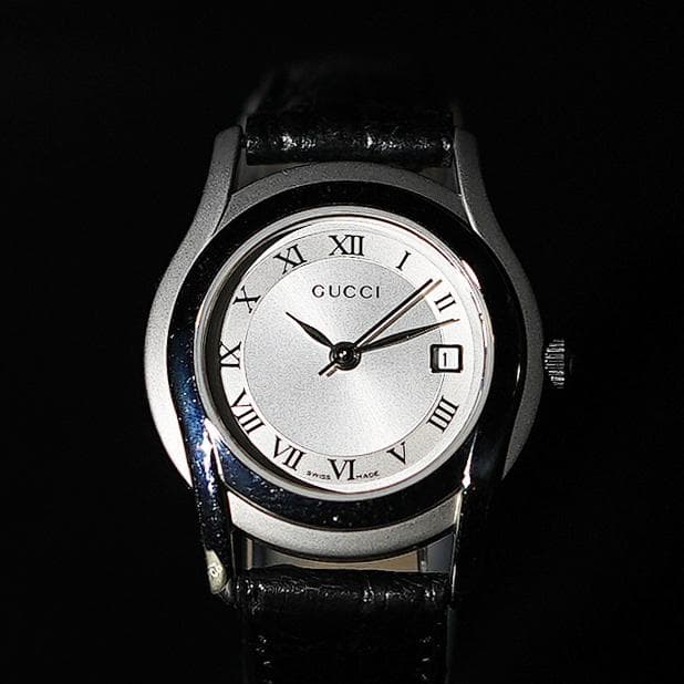 稼働　ケース付き　GUCCI レディース 時計 腕時計　5500L グッチ