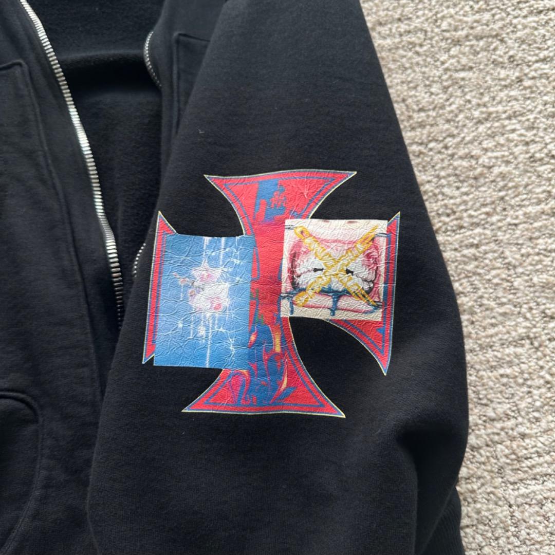 CAVIALE ジップ パーカー