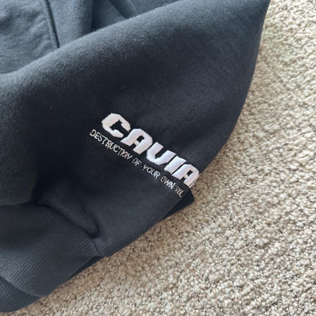 CAVIALE ジップ パーカー