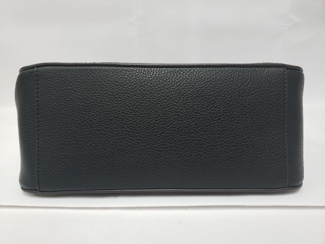 ［フルラ］2way レザーハンドバッグ　未使用品　黒　保存袋付き