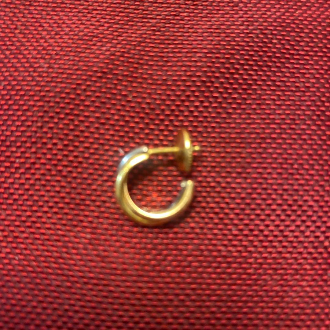 Cartier トリニティ ゴールド ピアス(片耳用) 専用ケース付き