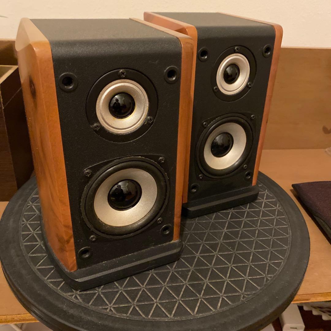 ウッド仕上げ スピーカー 2ウェイ コンパクト