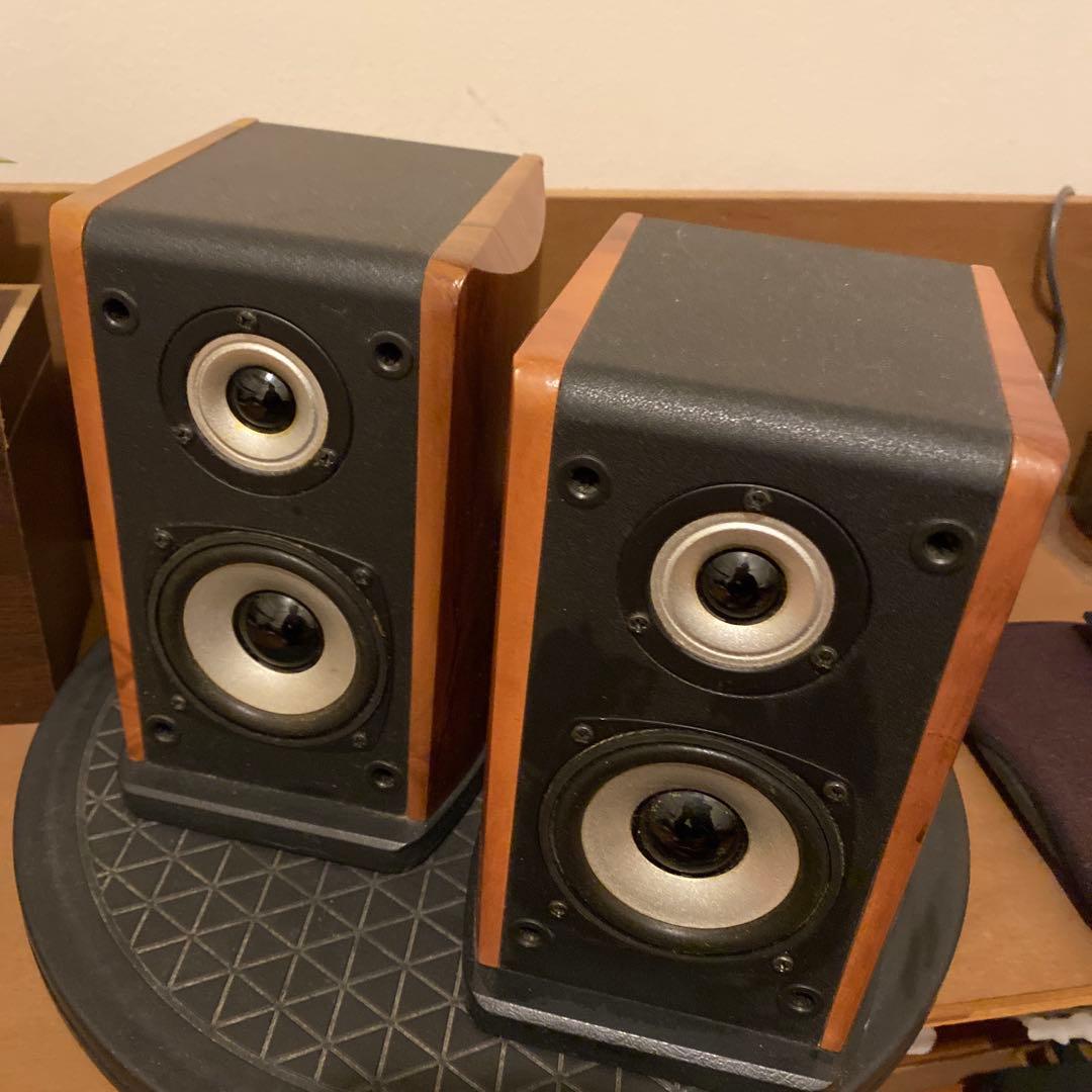 ウッド仕上げ スピーカー 2ウェイ コンパクト