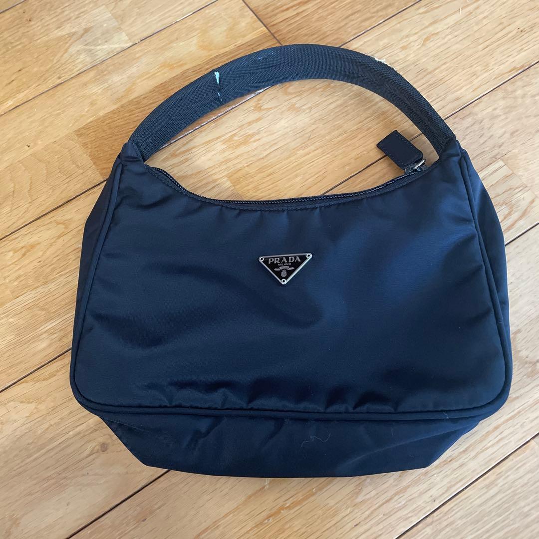 PRADA ナイロン ミニハンドバッグ アクセサリーポーチ
