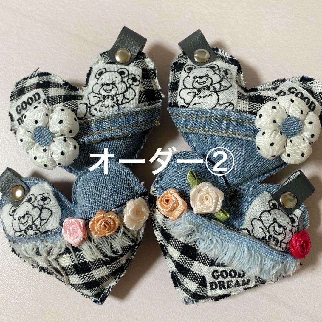 いちごパフェ★デニムリメイクチャーム❤︎オーダー❷