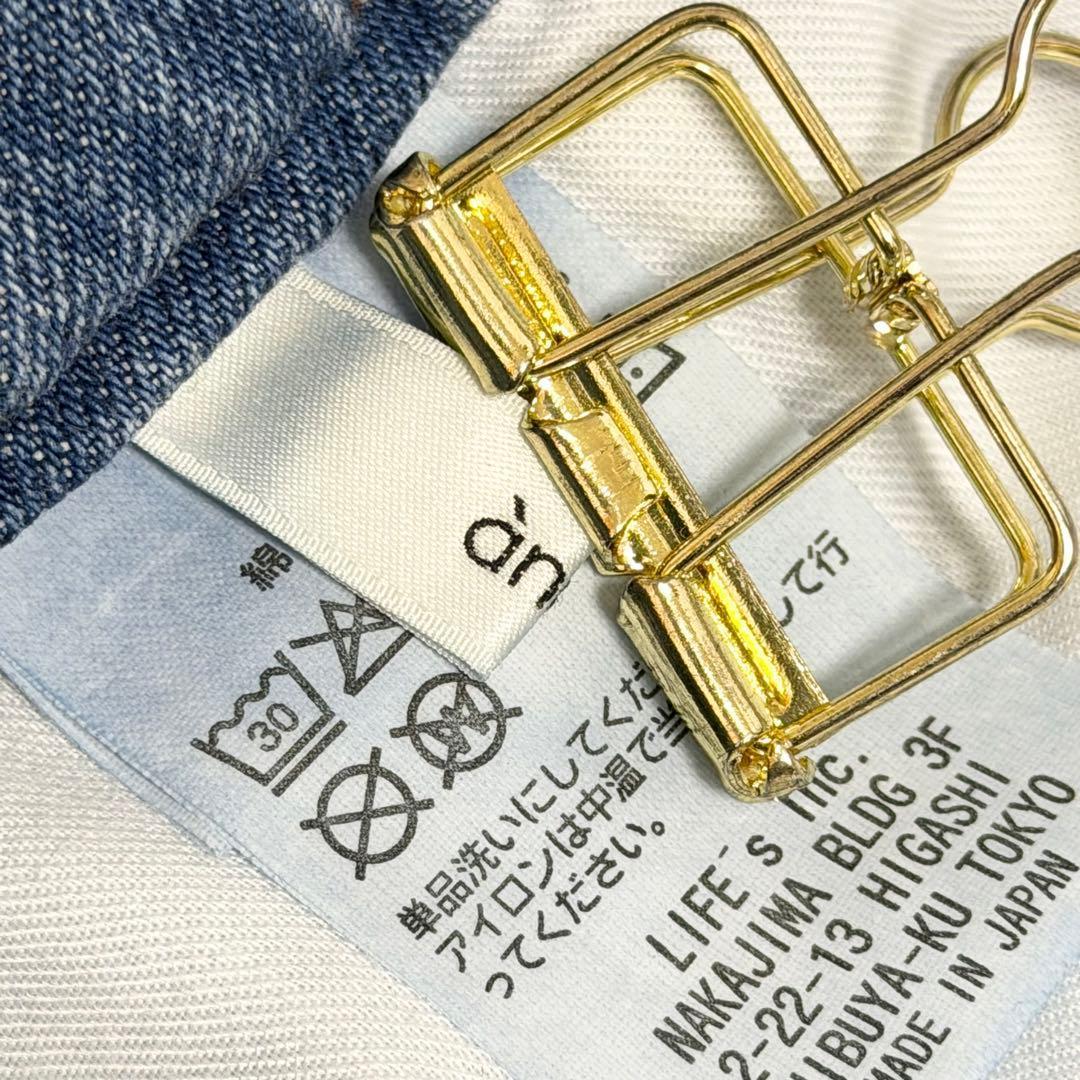 anuke アンヌーク　Waist Tuck Denim 38サイズ