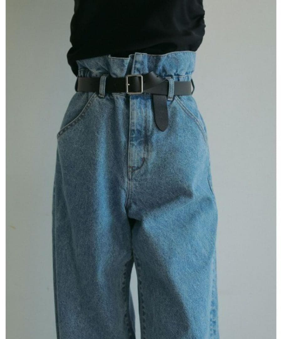 anuke アンヌーク　Waist Tuck Denim 38サイズ