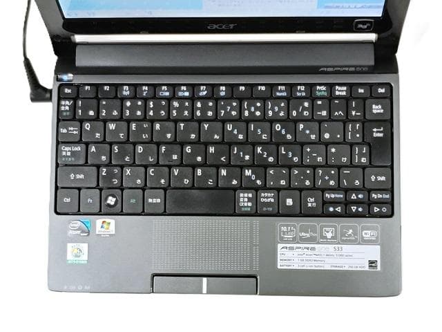 ★ノートPC acer Aspire one 533 Windows7 美品