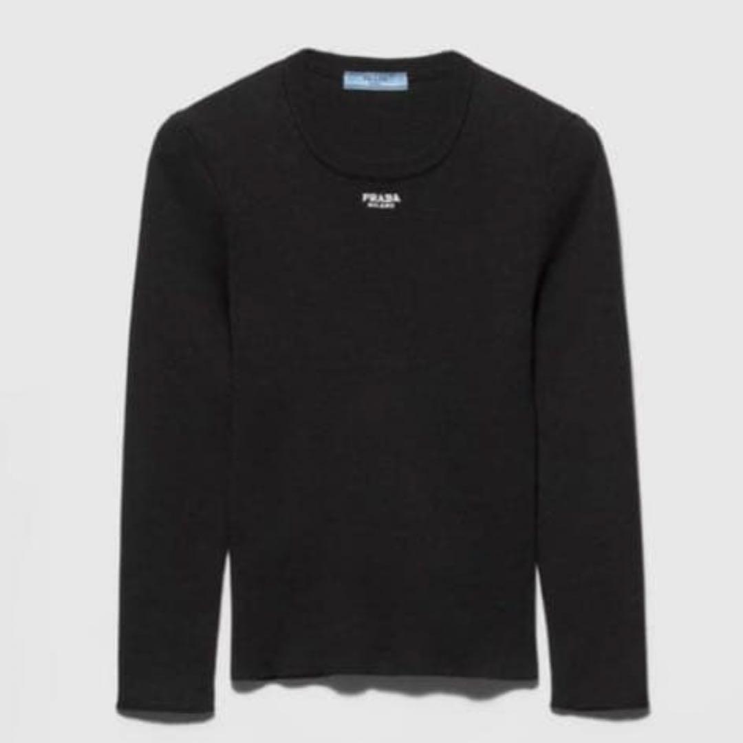 PRADA プラダ　リブニット　トップス　38