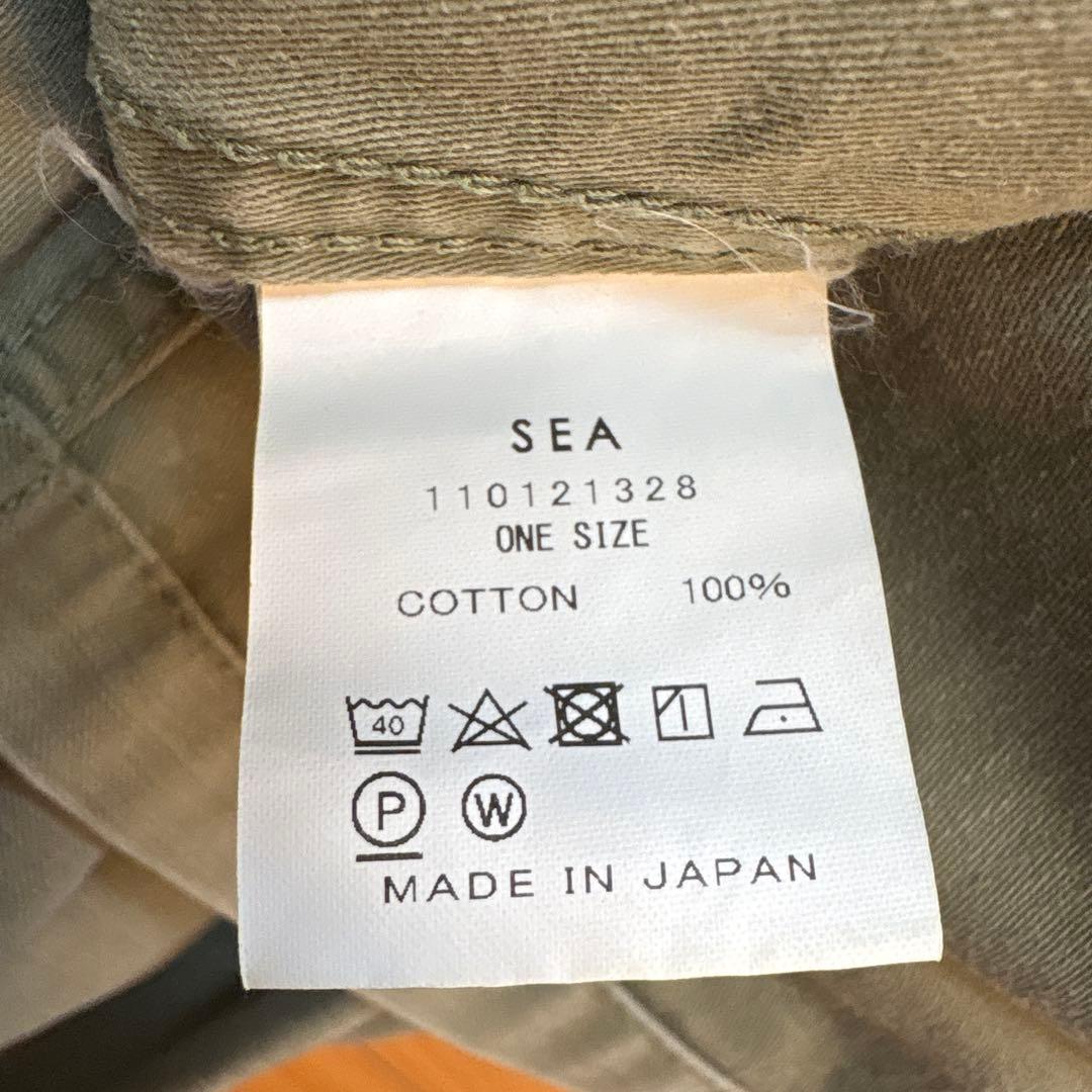 未使用　SEA ミリタリーオーバーシャツ　カーキ