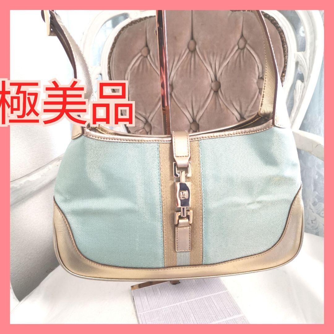 【極美品】グッチGUCCIジャッキー シェリーライン ワンショルダーバッグ