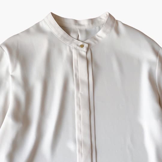 【極美品】23区 2023AW バックサテンアムンゼンブラウス 40 Lサイズ