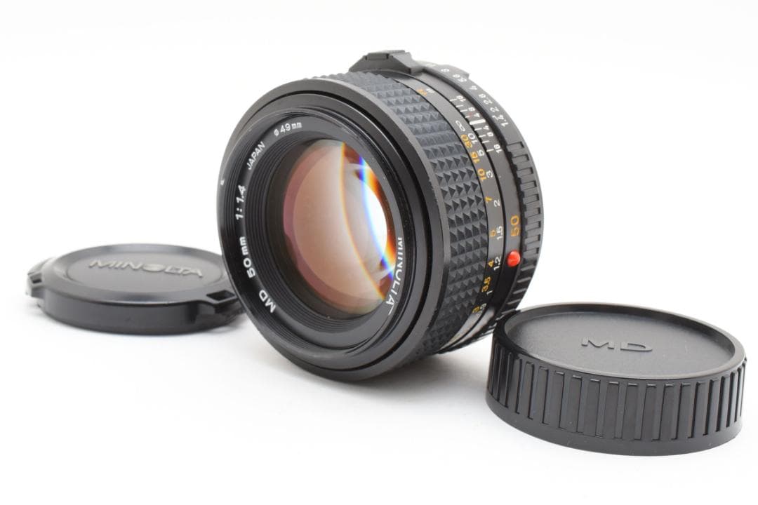 【美品】ミノルタ MD 50mm F1.4 レンズ #2722272