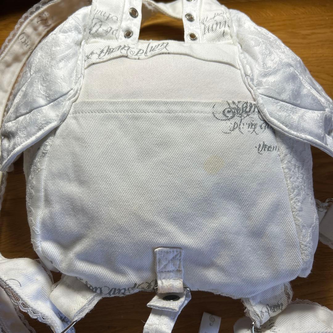 h.naoto frill 天使　リュック　りぼん 白ロリィタ 原宿 ゴスロリ