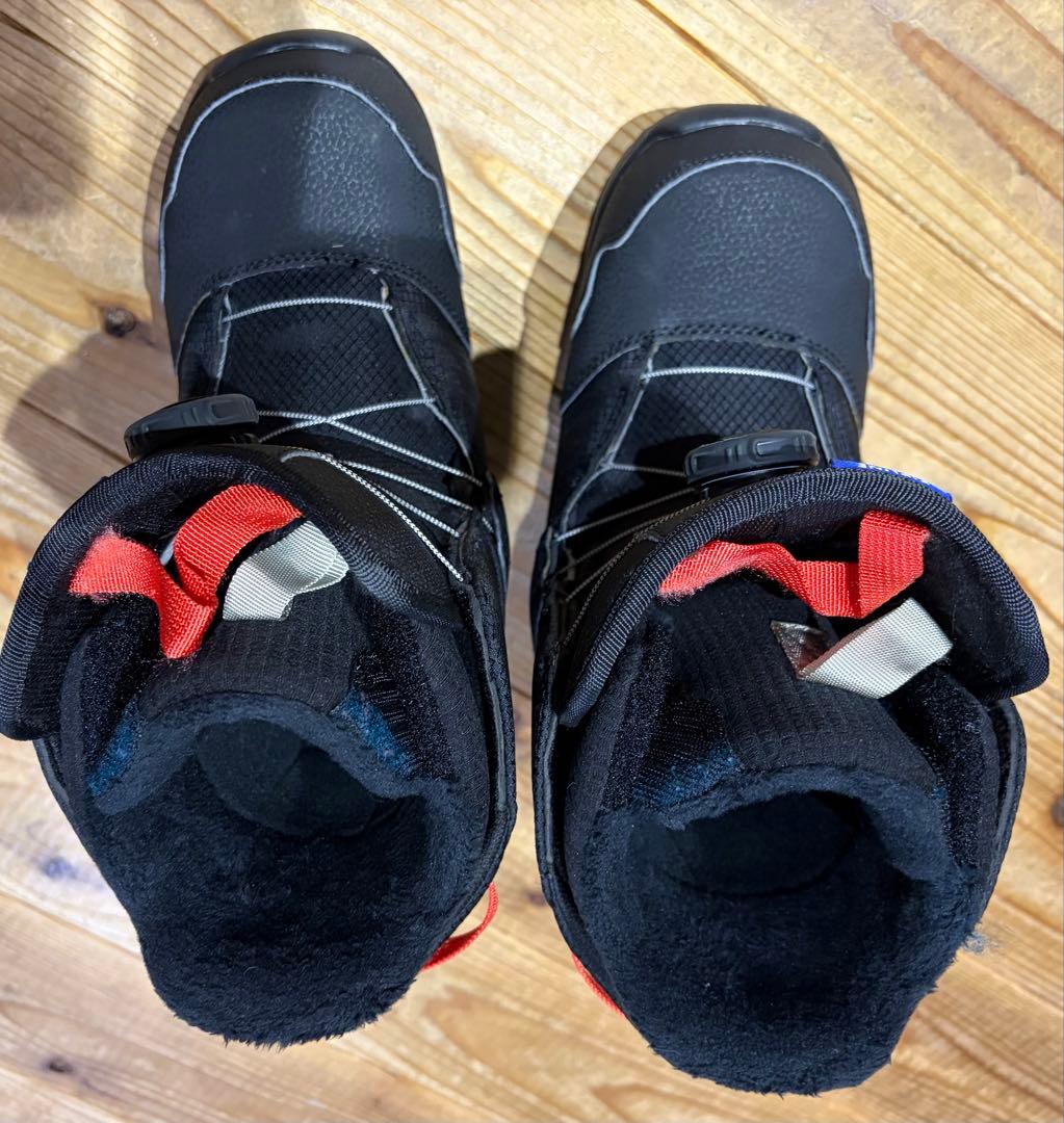 バートンスノーボードブーツ キッズ 24センチ　Zipline BOA 黒