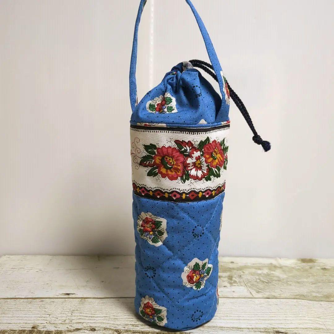 スクエアバッグ　ペットボトルカバー　ハンドメイド