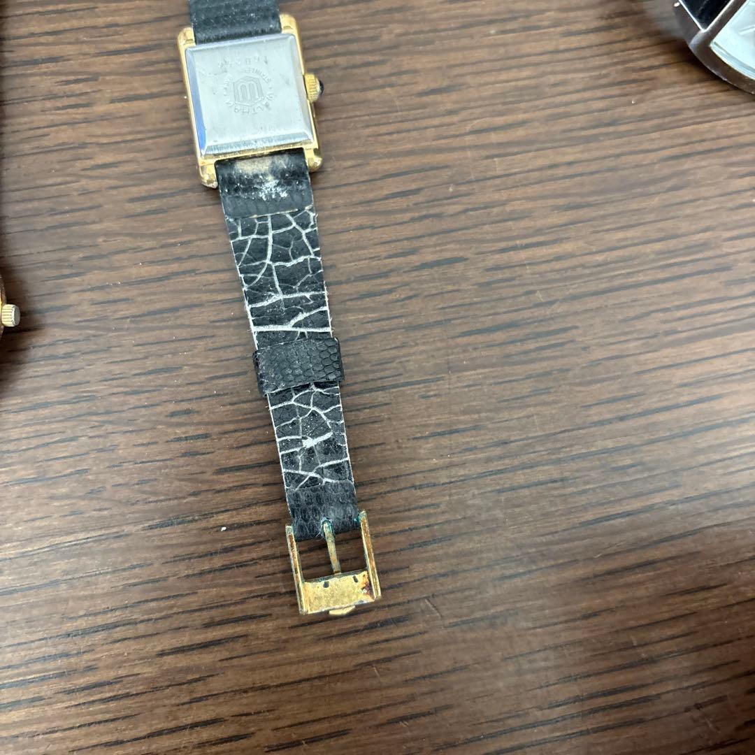 メンズ時計セット ゴールド ブラック　ジャンク品