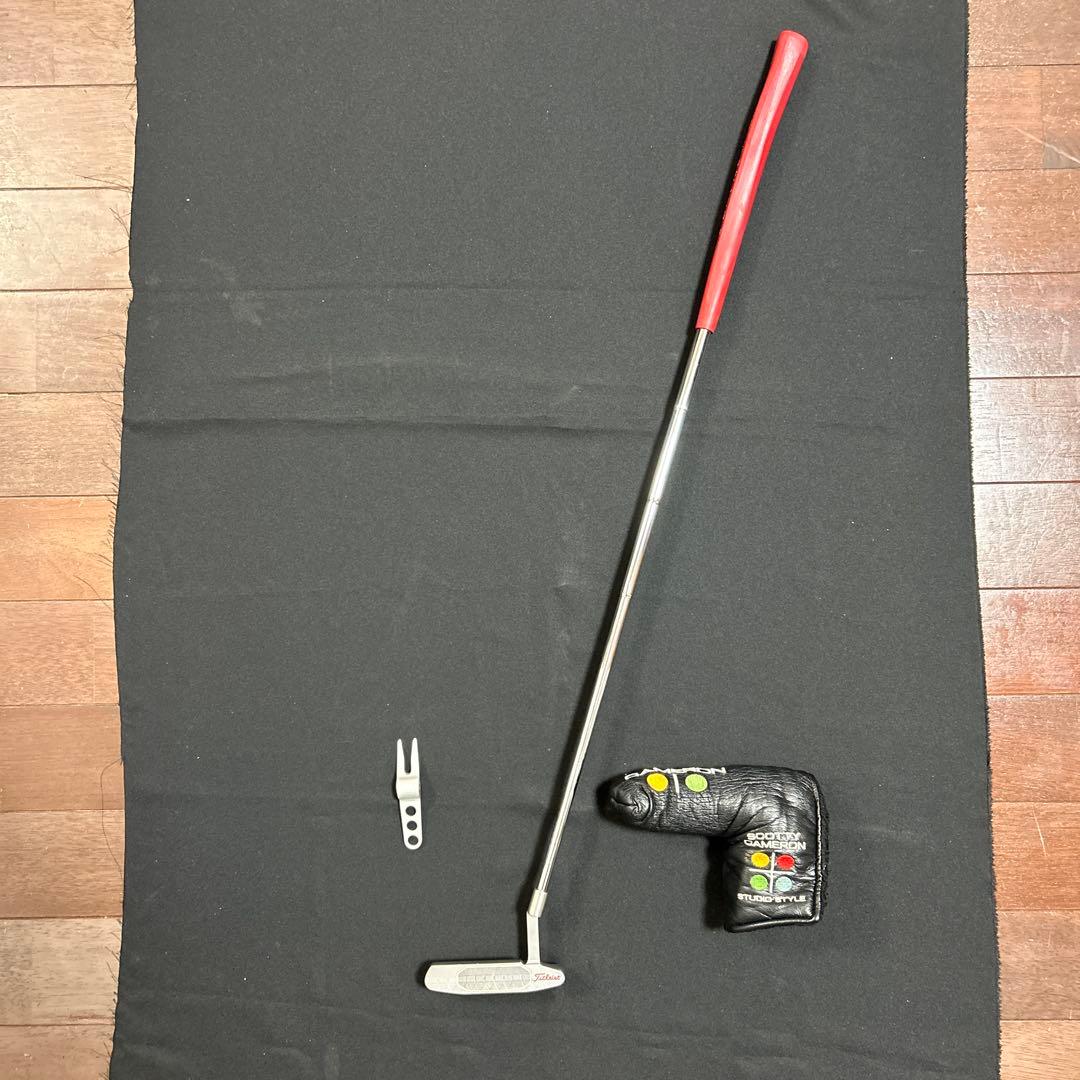 スコッティキャメロンニューポート2 33インチ　ヘッドカバー、グリーンホーク付