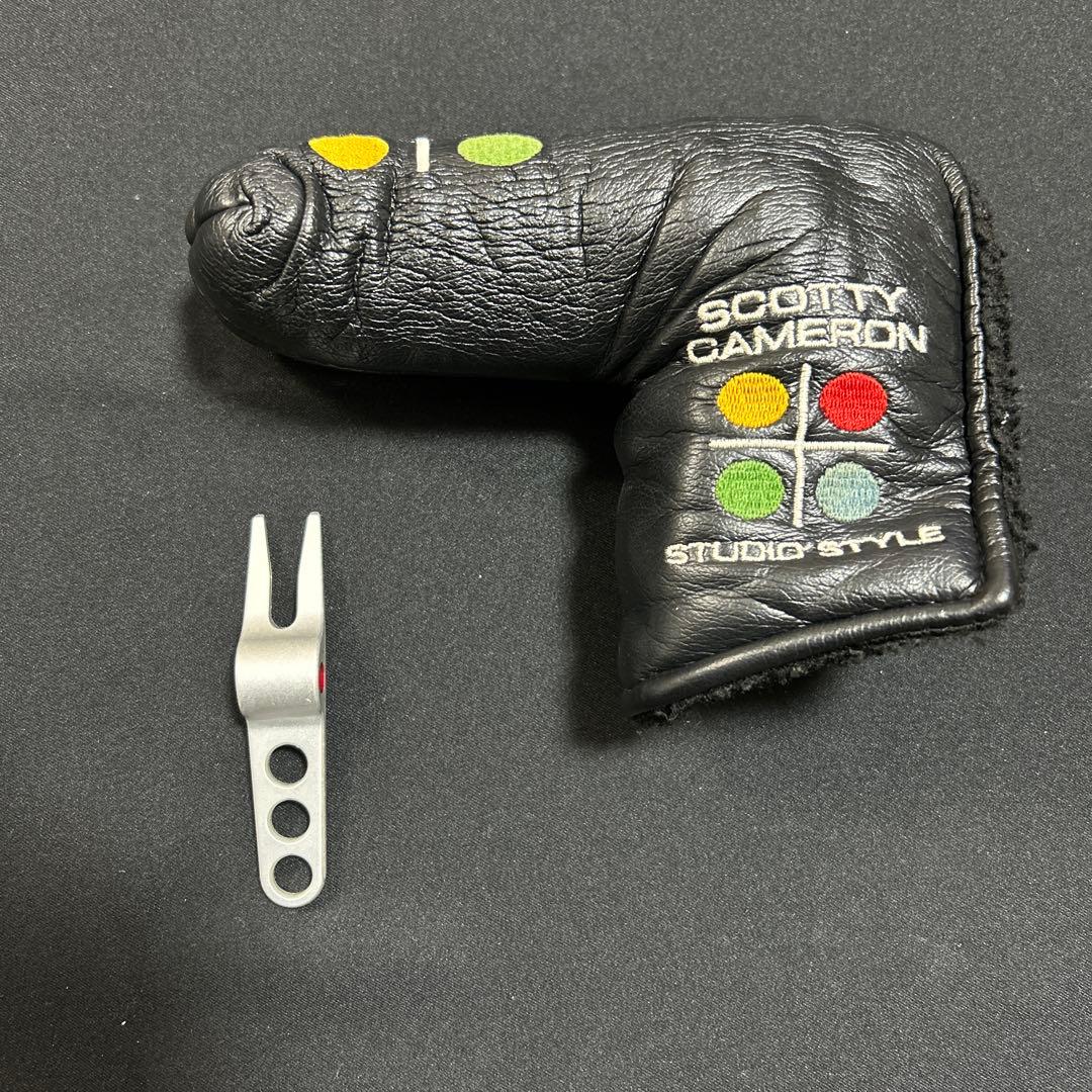 スコッティキャメロンニューポート2 33インチ　ヘッドカバー、グリーンホーク付