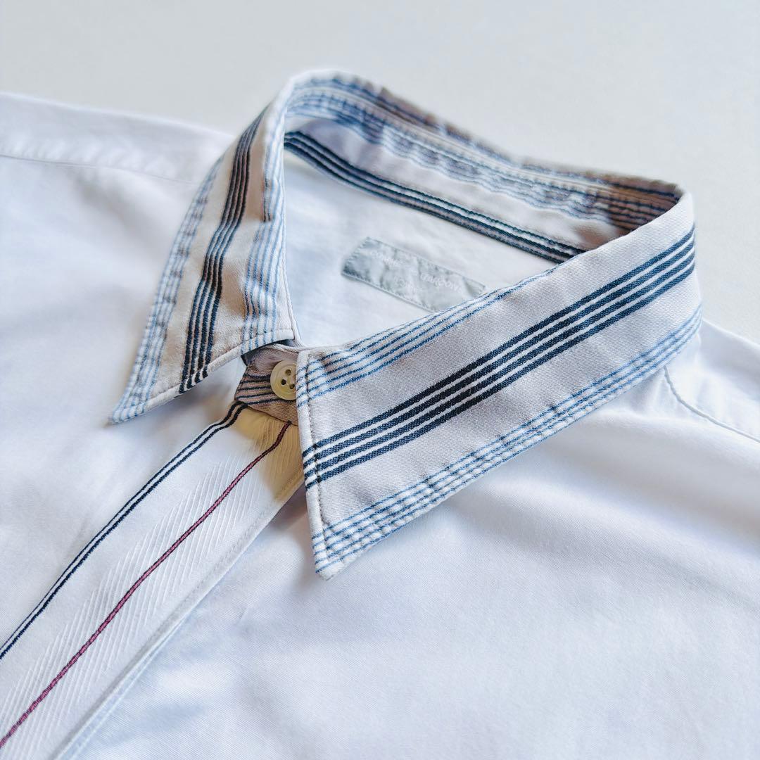 コムデギャルソン オム 田中オム ビックシルエット 比翼仕立て シャツ 長袖