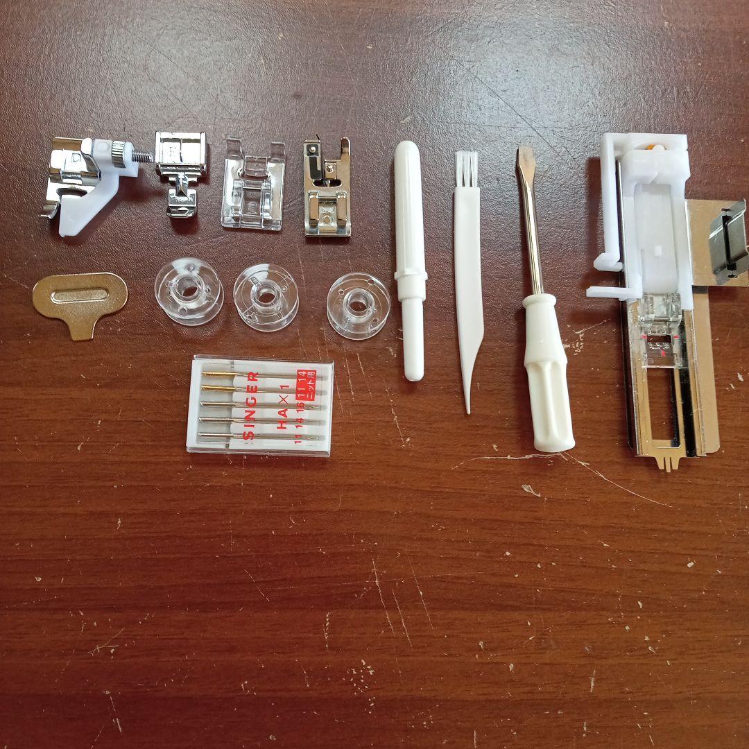 シンガーミシン本体　モナミＳCー300　分解整備済み　フット、ワイドテーブル付き