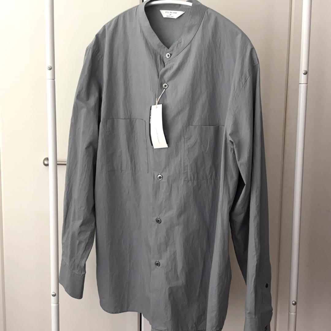 新品 22AW STILL BY HAND SH05223 バンドカラー 48