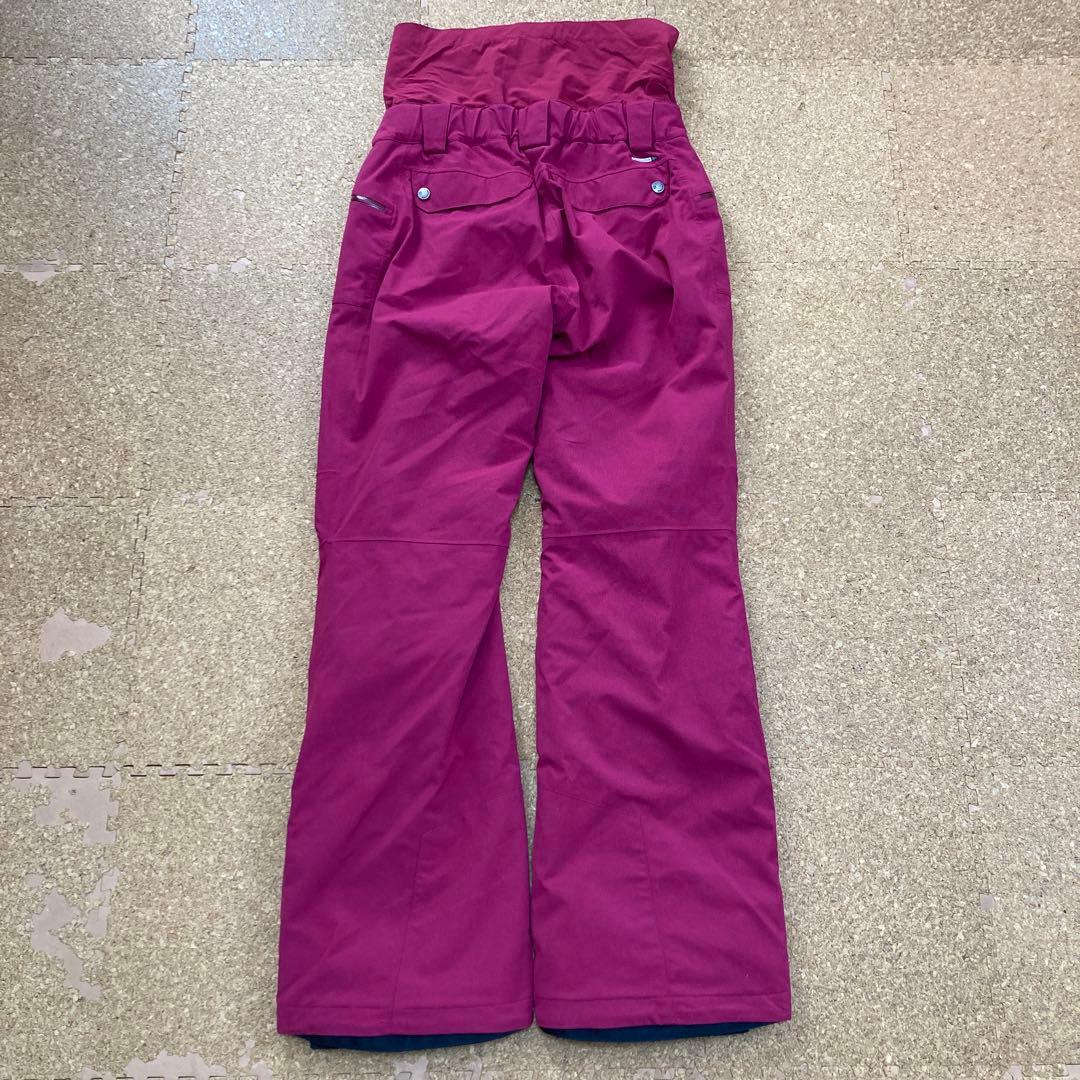 【美品】サロモン salomon スキーパンツ スキーウェア Mレディース紫