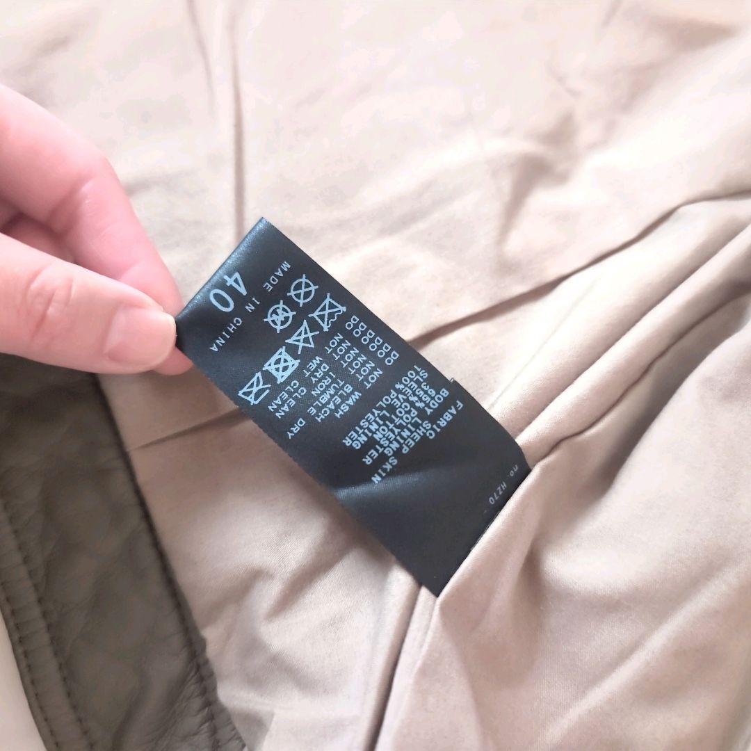 ノーブル ソフトラムレザー ライダース ブルゾン 40 羊革 2021AW