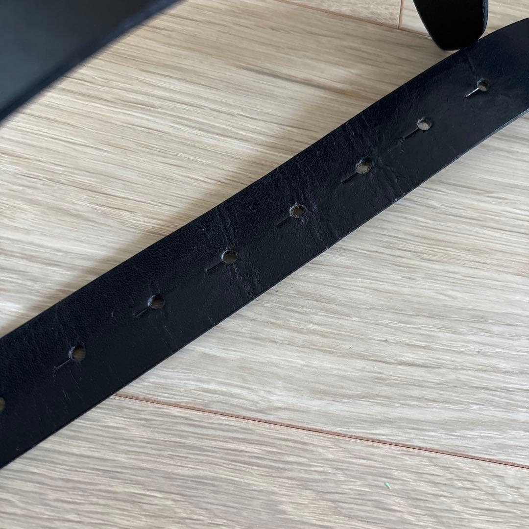 Maison Martin Margiela 11 ブラックレザーベルト