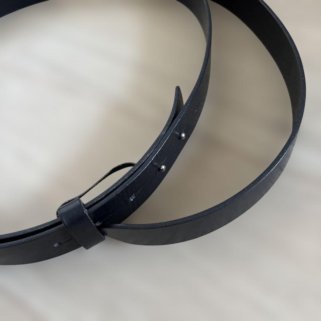 Maison Martin Margiela 11 ブラックレザーベルト