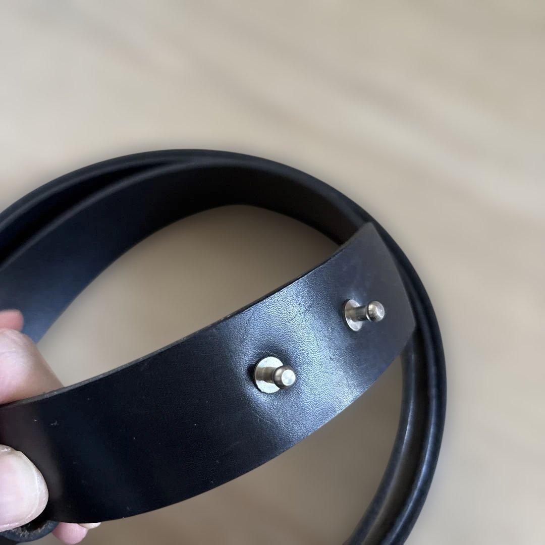 Maison Martin Margiela 11 ブラックレザーベルト