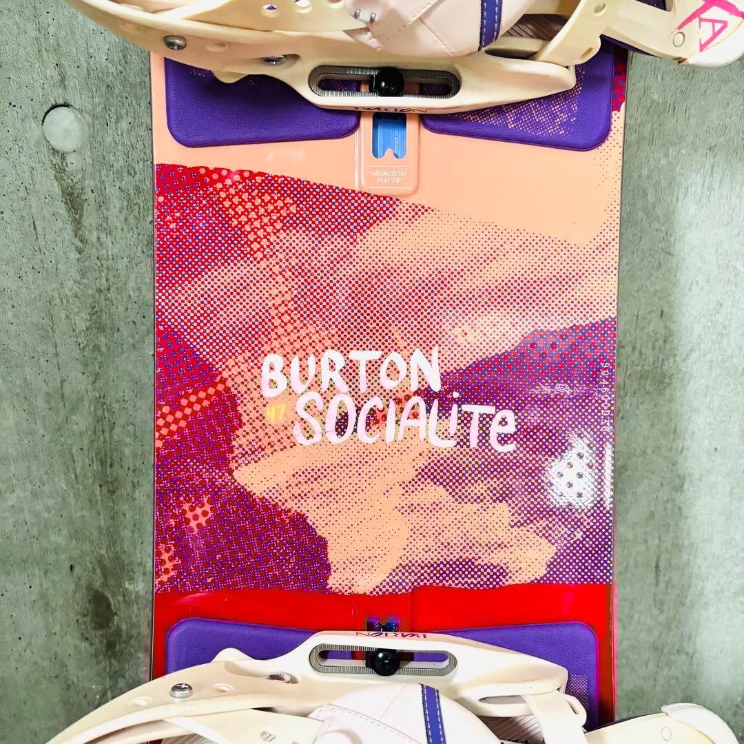 【希少サイズ】バートン ソーシャライトSOCIALITE 145cm セット