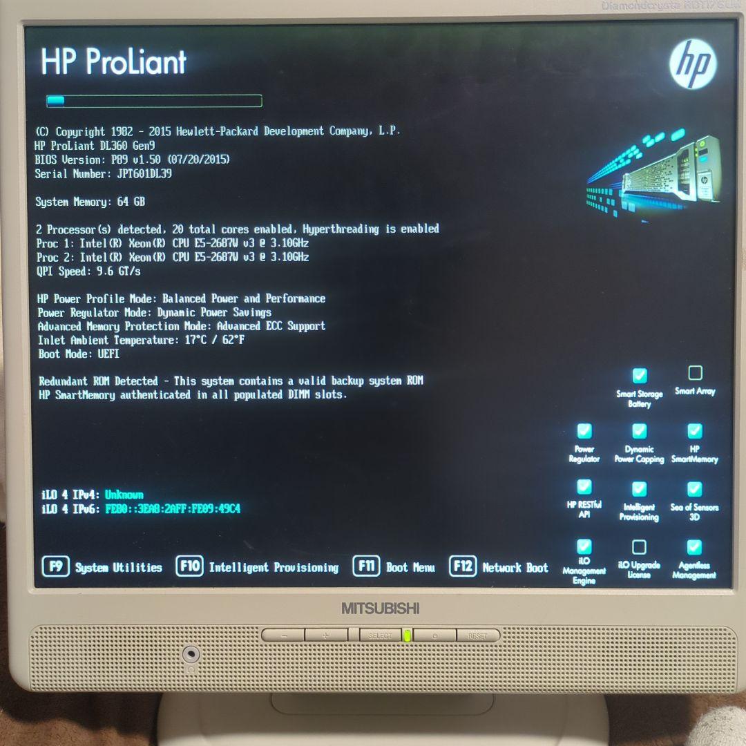 HP ProLiant DL360 Gen9 セール中