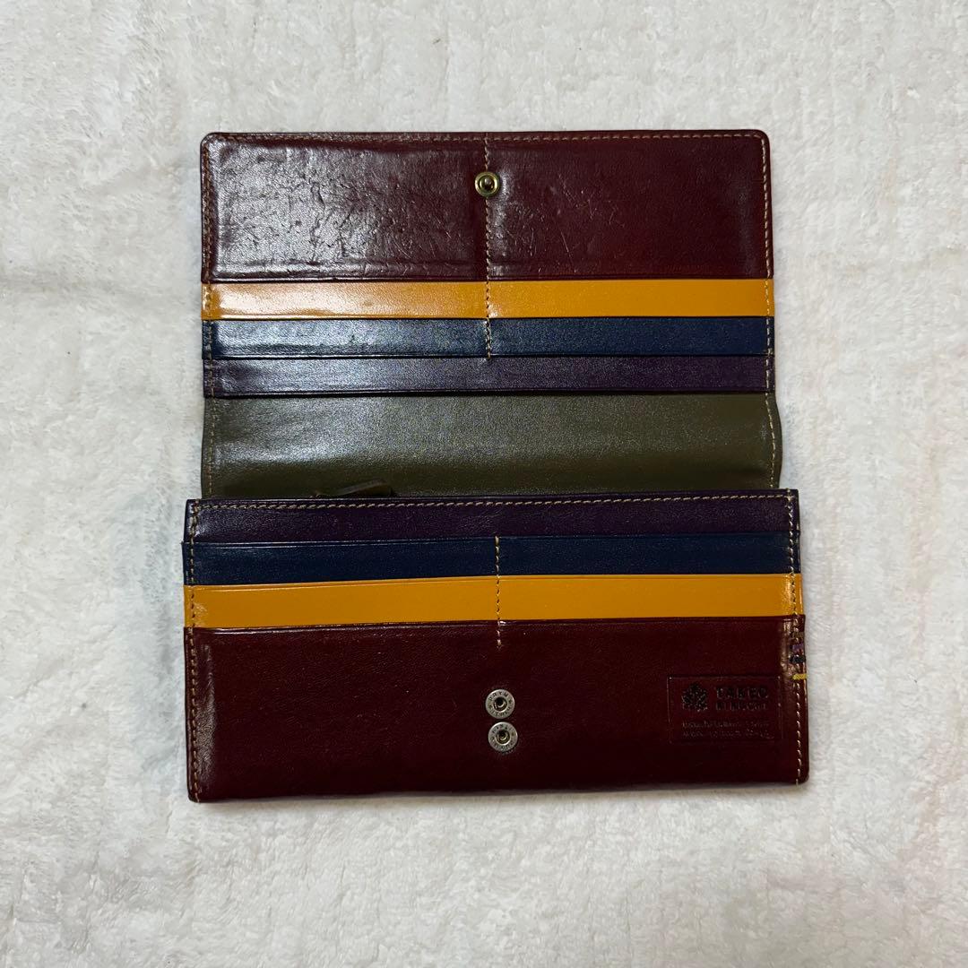 【廃盤】TAKEO KIKUCHI（タケオキクチ） 本革長財布 レザーウォレット