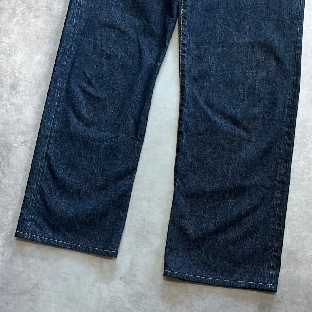 RRL ダブルアールエル 5ポケット セルビッジデニムパンツ 濃い濃い