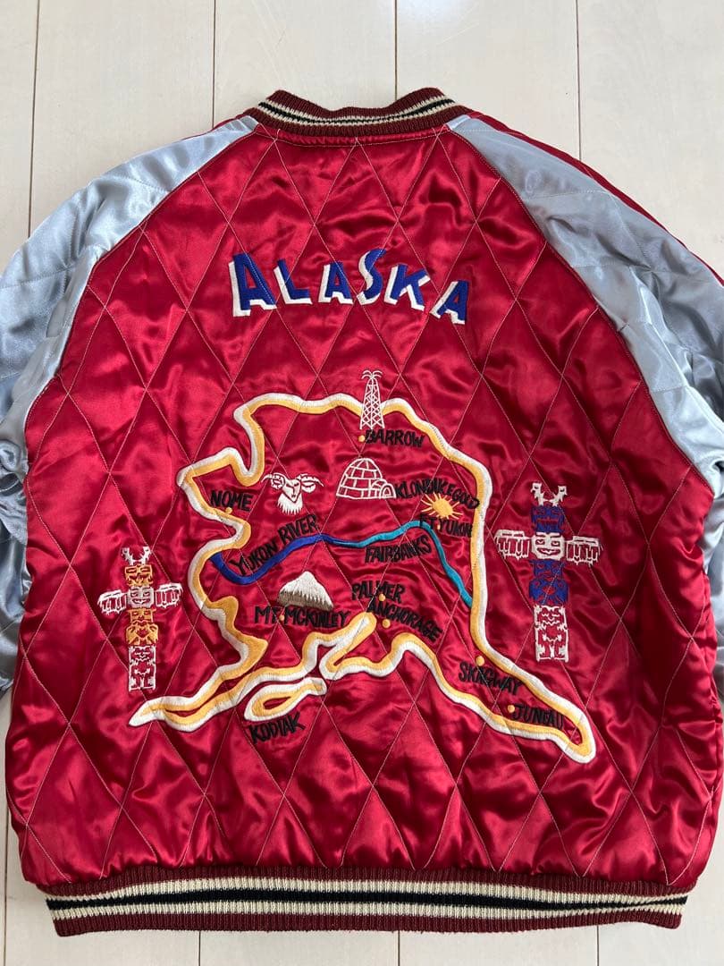 XL スカジャン テーラー東洋 ALASKA アラスカ アメカジ 希少サイズ