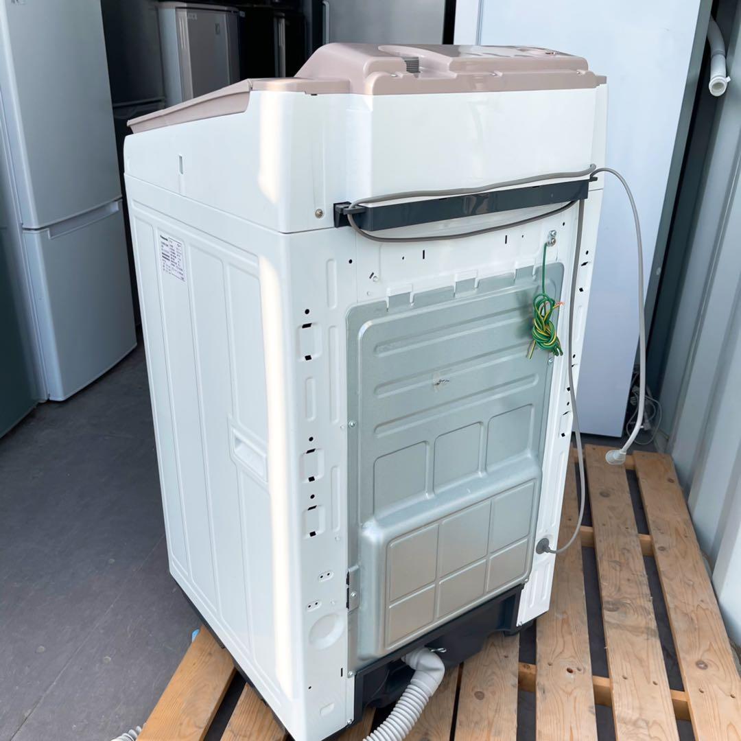 364取付無料！高性能パナソニックエコナビ搭載パステルピンク7kg洗濯機！冷蔵庫