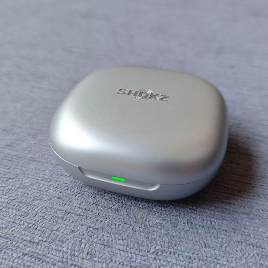 【最終値下げ】Shokz OpenFit 2+ 充電ケース グレー シルバー
