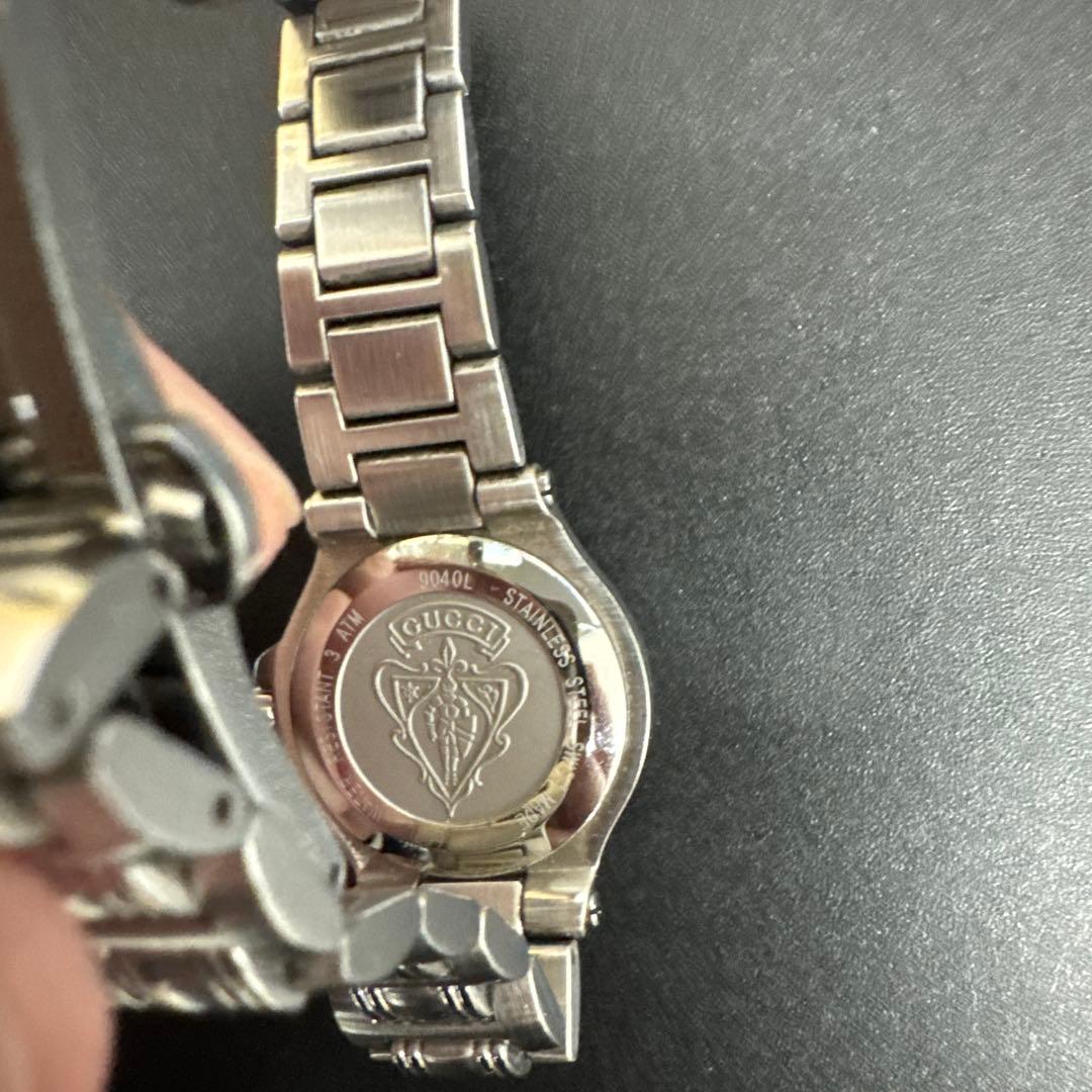 GUCCI ブラック 腕時計(クォーツ)